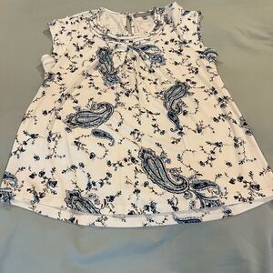 Floral Paisley Print Women's Top